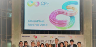 Imagen con los finalistas de los Premios Chemplast 2018