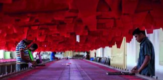 Euratex trabajadores textil en India