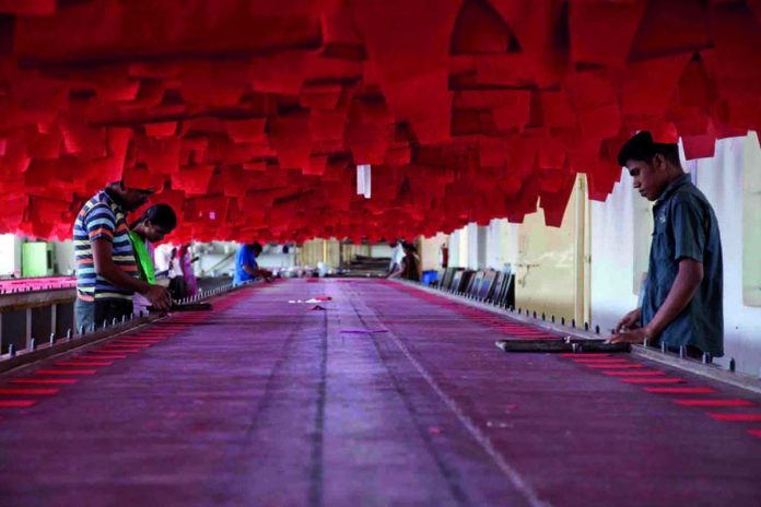 Euratex trabajadores textil en India