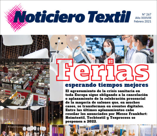 Portada Noticiero Textil 267 febrero 2021