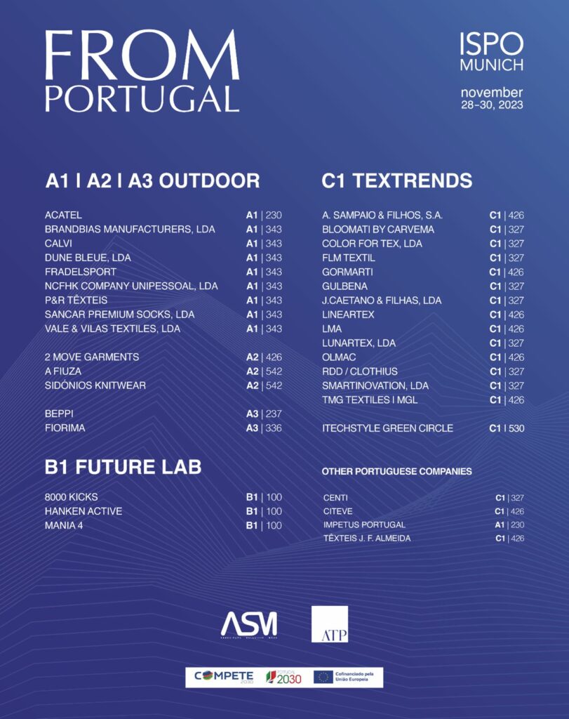 Empresas portuguesas participantes en ISPO